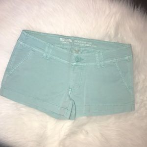 Turquoise shorts